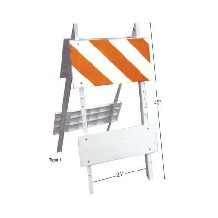Accuform STEELPLASTIC BARRICADES ENGINEERGRAD FBA111 FBA111